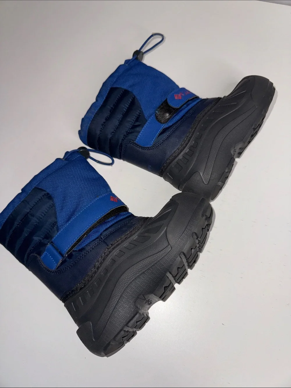 Columbia Powderbug Snowlite 400g Kids Snow Boots Blue Black Size 11